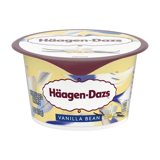 Haagan Dazs Vanilla Bean Yogurt, Front of Pack